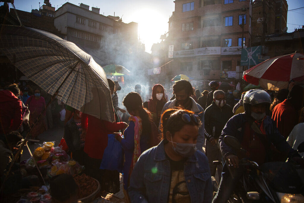 APTOPIX Nepal Hindu Festival